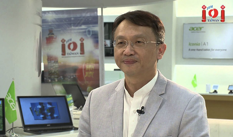 Acer CEO talks about the sponsorship of International Olympiad in Informatics 2014